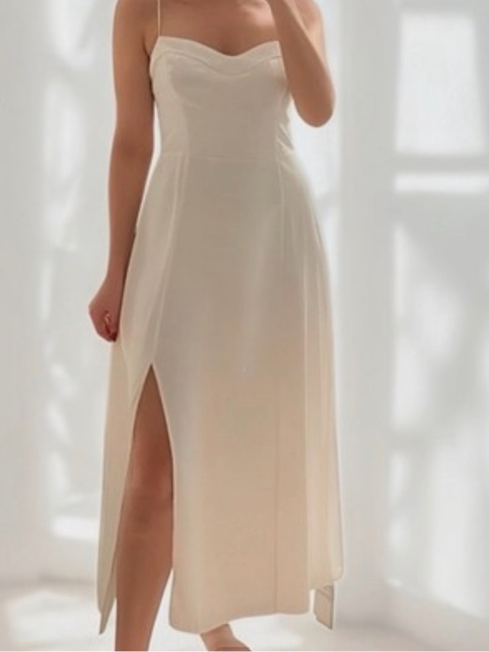 Abercrombie & Fitch Camille midi slip dress